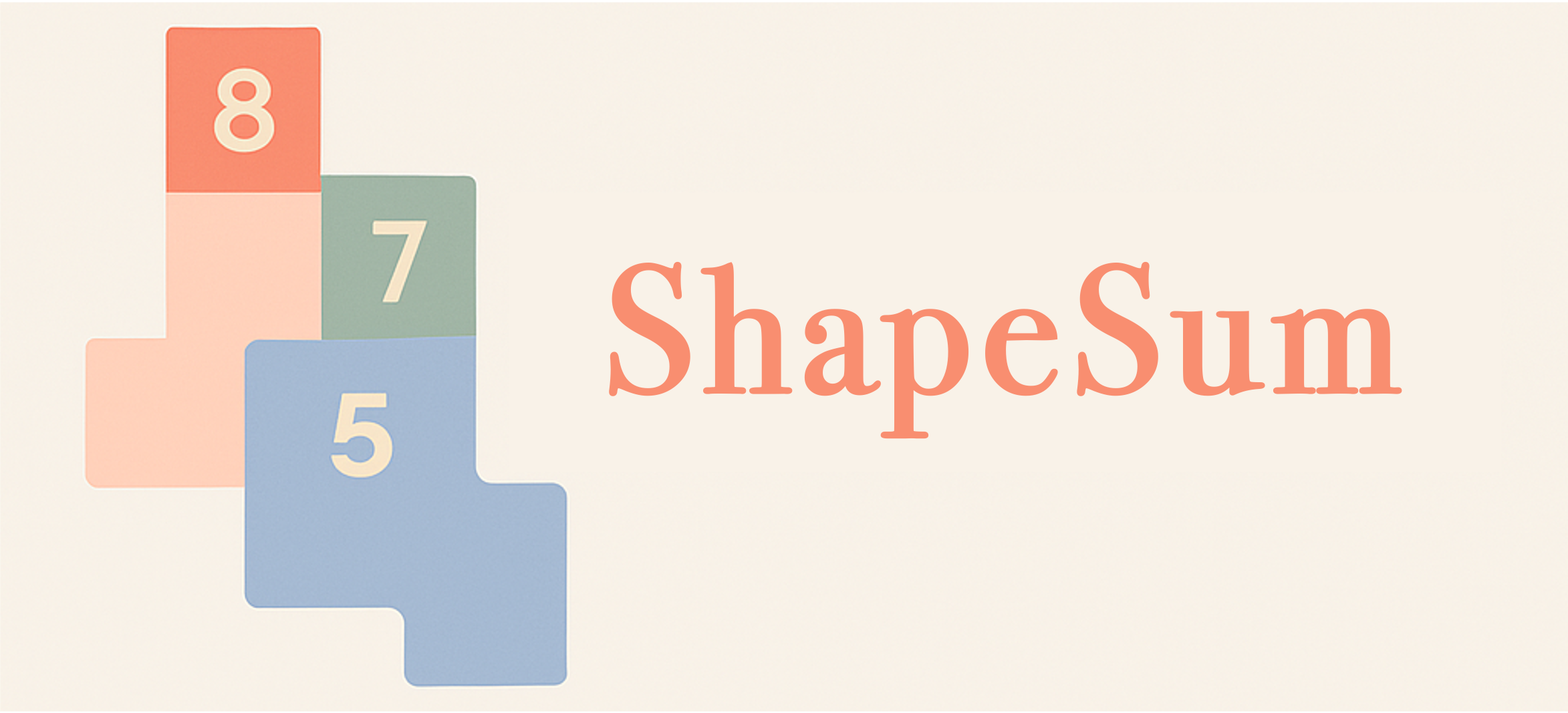 Shape Sum Puzzle